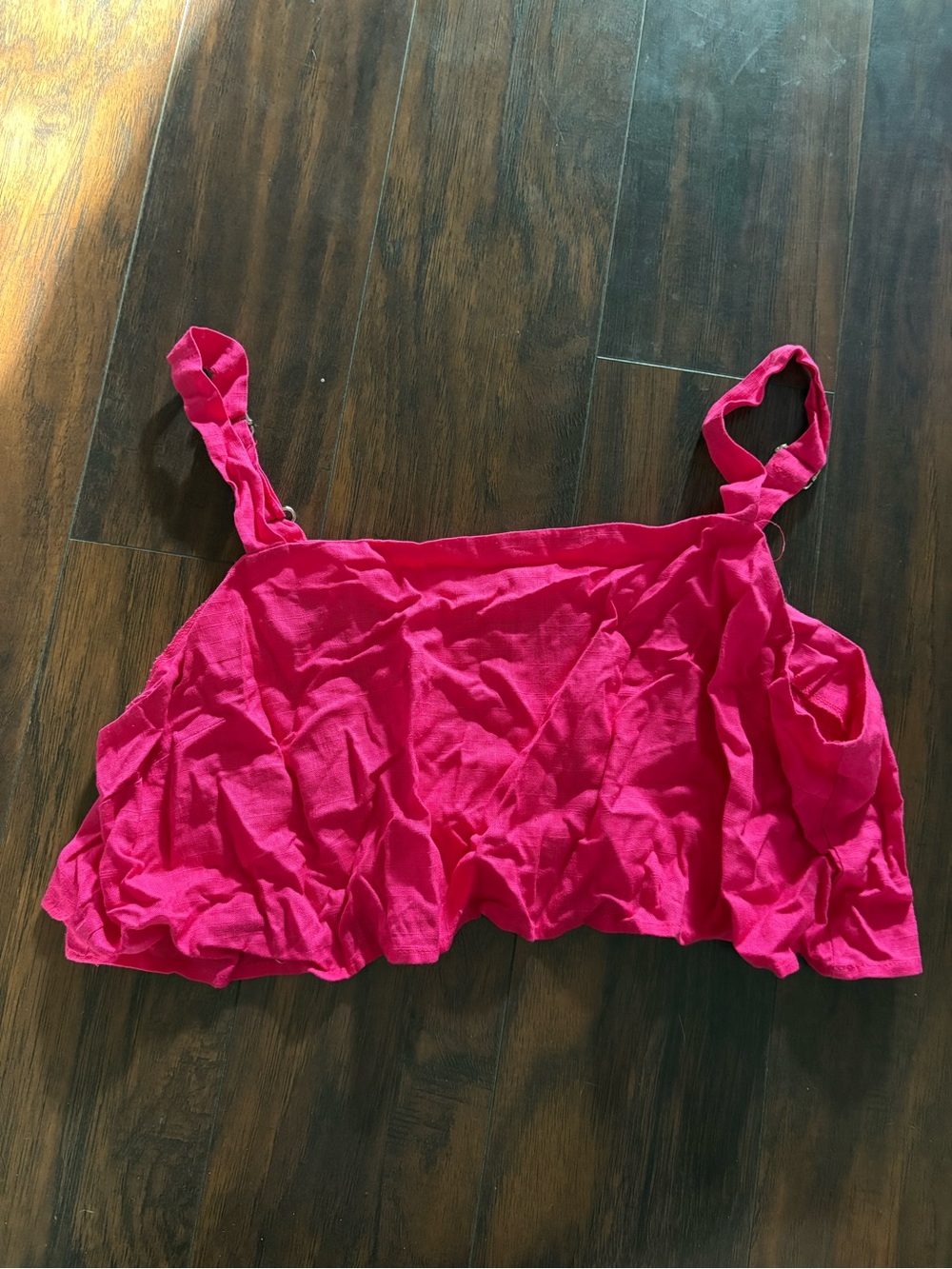 Showpo Hot Pink Cropped Cami Top